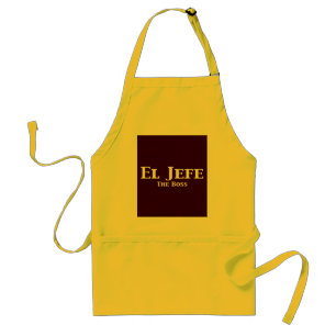 El Jefeボスのギフト スタンダードエプロン