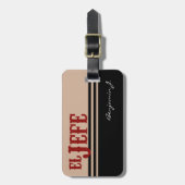 El Jefe翻訳ボス ラゲッジタグ (正面縦)