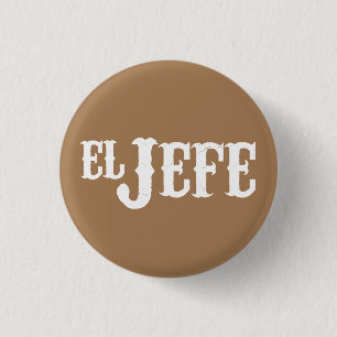El Jefe翻訳ボス 缶バッジ