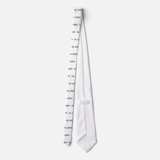 El Jefe "ボス"の物 ネクタイ (裏面)