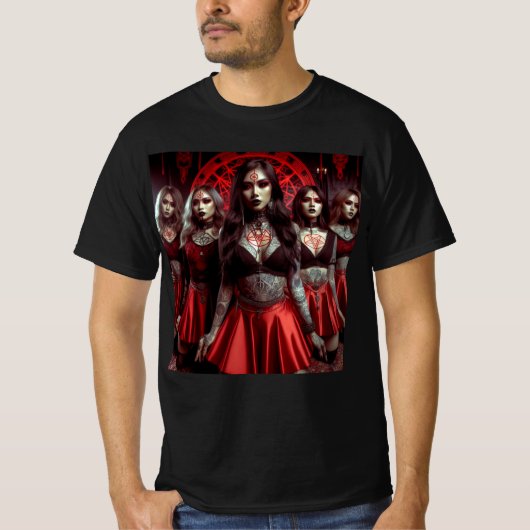 El Lado Oscuro: Mujeres Poseídas por Satanás Tシャツ (正面)