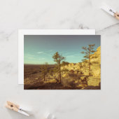 El Malpais, New Mexico Landscape Photo Card カード (正面/裏面インサイチュ)