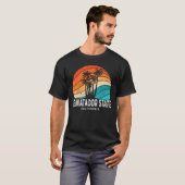 El Matador State Beach California Palm Tree Beach  Tシャツ (正面フル)