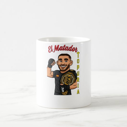 El Matador, Topuria, UFC Fighter コーヒーマグカップ (中央)