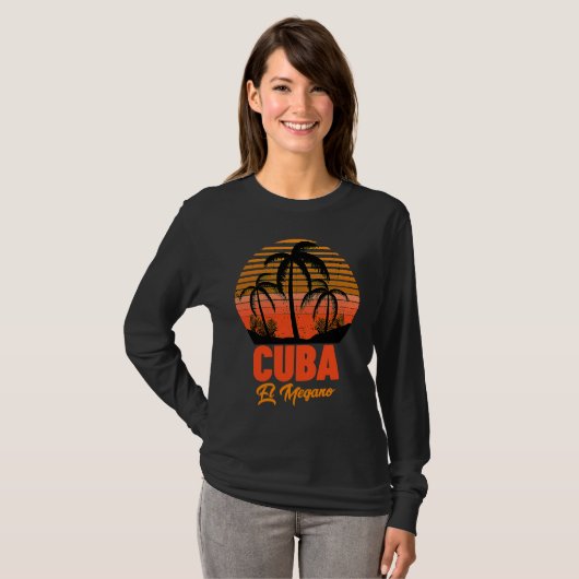 El Megano Beach Cuba Tシャツ (正面フル)