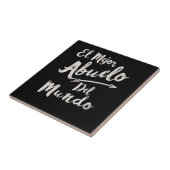 El Mejor Abuelo Del Mundo Grandpaの父の日 タイル (側面)