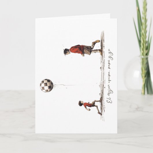 El mejor equipo, papá y yo. カード (正面)