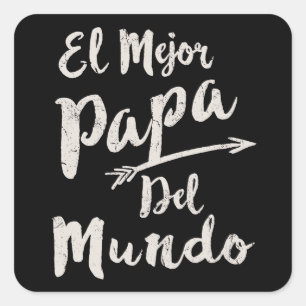 El Mejor Papa Del Mundo Dadの父の日 スクエアシール