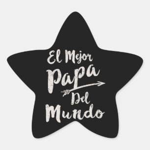 El Mejor Papa Del Mundo Dadの父の日 星シール