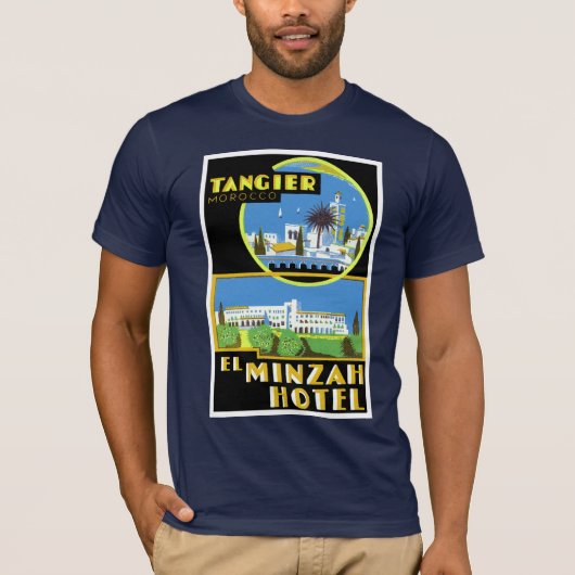 El Minzahのホテルの~タンジール Tシャツ (正面)