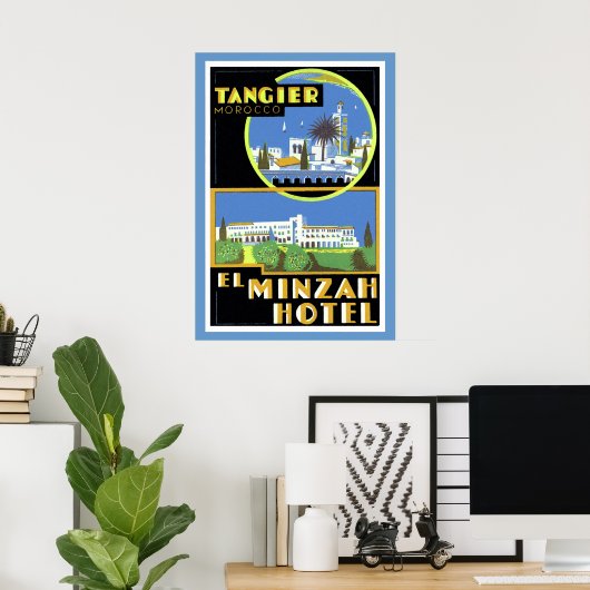 El Minzah Hotel, Tangiers ポスター (ホームオフィス)