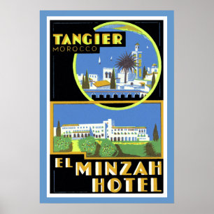 El Minzah Hotel, Tangiers ポスター