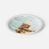 El Morro: プエルトリコのパーティーのテーマ ペーパープレート (アングル)