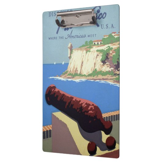 El Morro Fortress, Puerto Rico, Old San Juanを訪れる クリップボード (左)