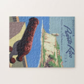 El Morro Fortress, Puerto Rico, Old San Juanを訪れる ジグソーパズル (横)