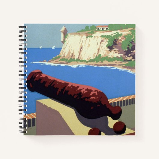 El Morro Fortress, Puerto Rico, Old San Juanを訪れる ノートブック (正面)