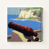 El Morro Fortress, Puerto Rico, Old San Juanを訪れる ノートブック (裏面)