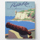 El Morro Fortress, Puerto Rico, Old San Juanを訪れる フォトプラーク (正面)