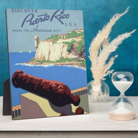 El Morro Fortress, Puerto Rico, Old San Juanを訪れる フォトプラーク (側面)