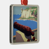 El Morro Fortress, Puerto Rico, Old San Juanを訪れる メタルオーナメント (右)