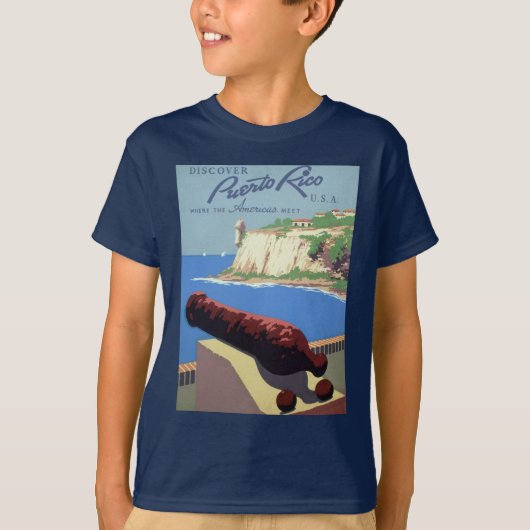 El Morro Fortress, Puerto Rico, Old San Juanを訪れる Tシャツ (正面)