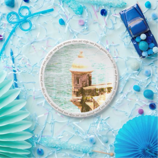 El Morro: Viejoテーマサンファン、プエルトリコパーティー ペーパープレート (パーティー)