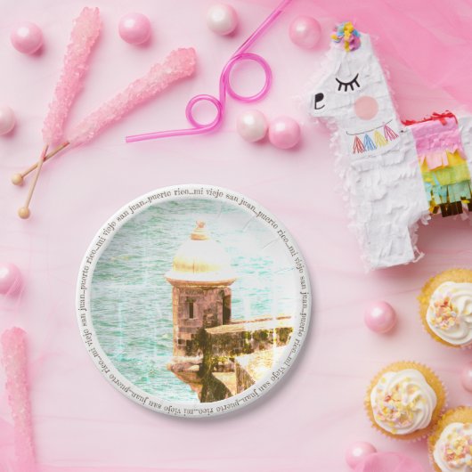 El Morro: Viejoテーマサンファン、プエルトリコパーティー ペーパープレート (パーティー)