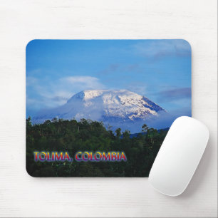 El Nevado del Tolimaコロンビア旅行マウスパッド マウスパッド