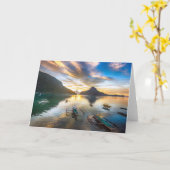 El Nidoの日没 カード (黄色い花)