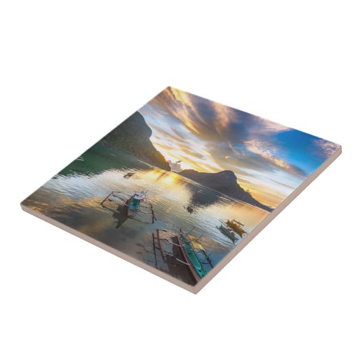 El Nidoの日没 タイル (側面)