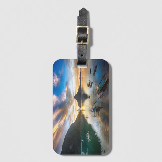 El Nidoの日没 ラゲッジタグ (正面縦)