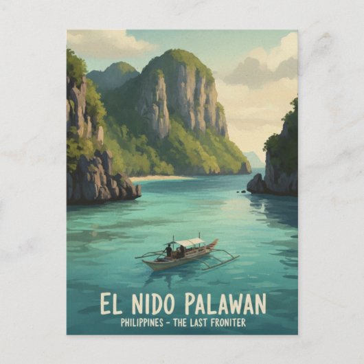 El Nido Philippines Travel ポストカード (正面)