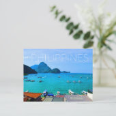 El Nido, Philippines Travel Postcard ポストカード (スタンド正面)