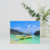 El Nido, Philippines Travel Postcard ポストカード (スタンド正面)