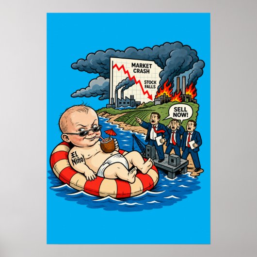 El Nino Natural Disaster Poster ポスター (正面)