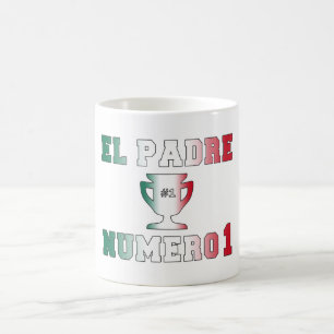 El Padre Númeroスペインのな父の日の1人の#1パパ コーヒーマグカップ
