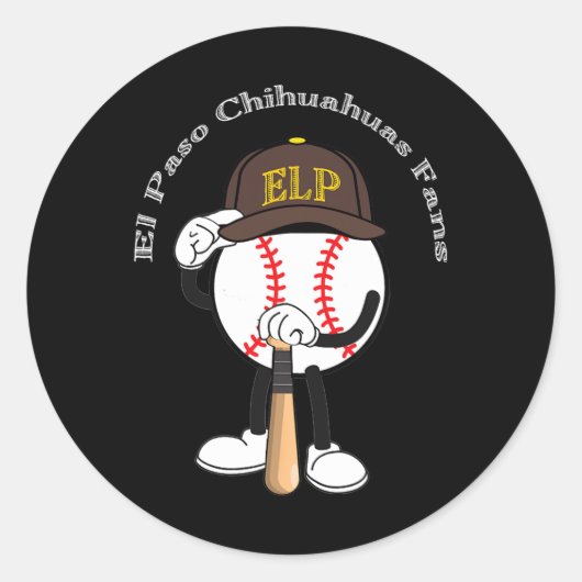 El Paso Chihuahuas_sd_milb_001 ラウンドシール (正面)