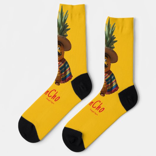El PinChoクルーソックス – Pineapple Empire ソックス (左)