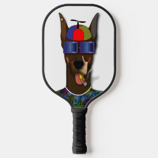 El Pinscher Does Carnaval  ピックルボールラケット