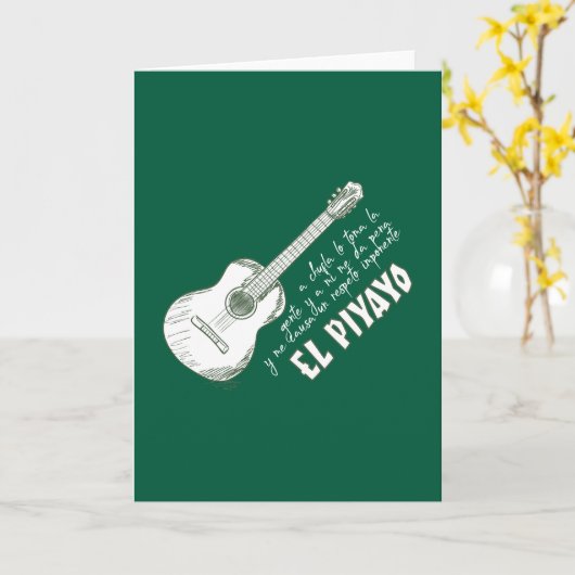 El Piyayo カード (黄色い花)