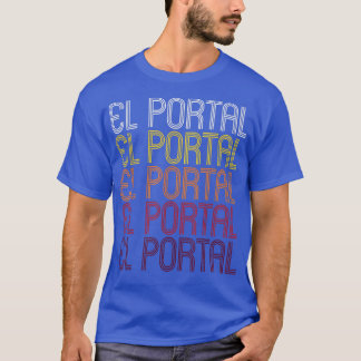 El Portal, FL  Vintage Style Florida  Tシャツ