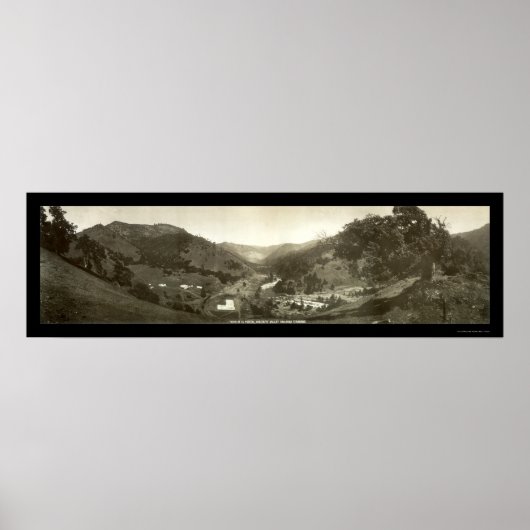 El Portal Yosemite CA写真1908 ポスター (正面)