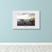 El puerto/O porto/The port キャンバスプリント (インサイチュ (ウッドフロア))