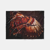 "El Reno Chief" Fleece Blanket フリースブランケット (正面(横))