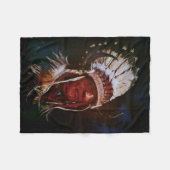 "El Reno Chief" Fleece Blanket フリースブランケット (正面(横))