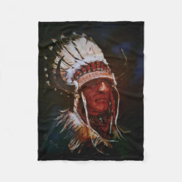 "El Reno Chief" Fleece Blanket フリースブランケット