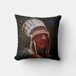 "El Reno Chief" Throw Pillow クッション