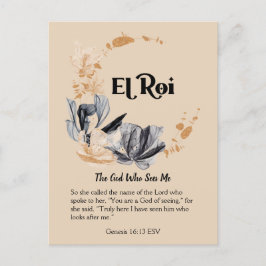 El Roi |神の敬虔な聖なる書物、 経典 ポストカード