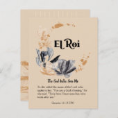 El Roi |神の敬虔な聖なる書物、 経典 ポストカード (正面/裏面)