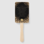 El Roi (黒/金ゴールド) ハンドファン (裏面)